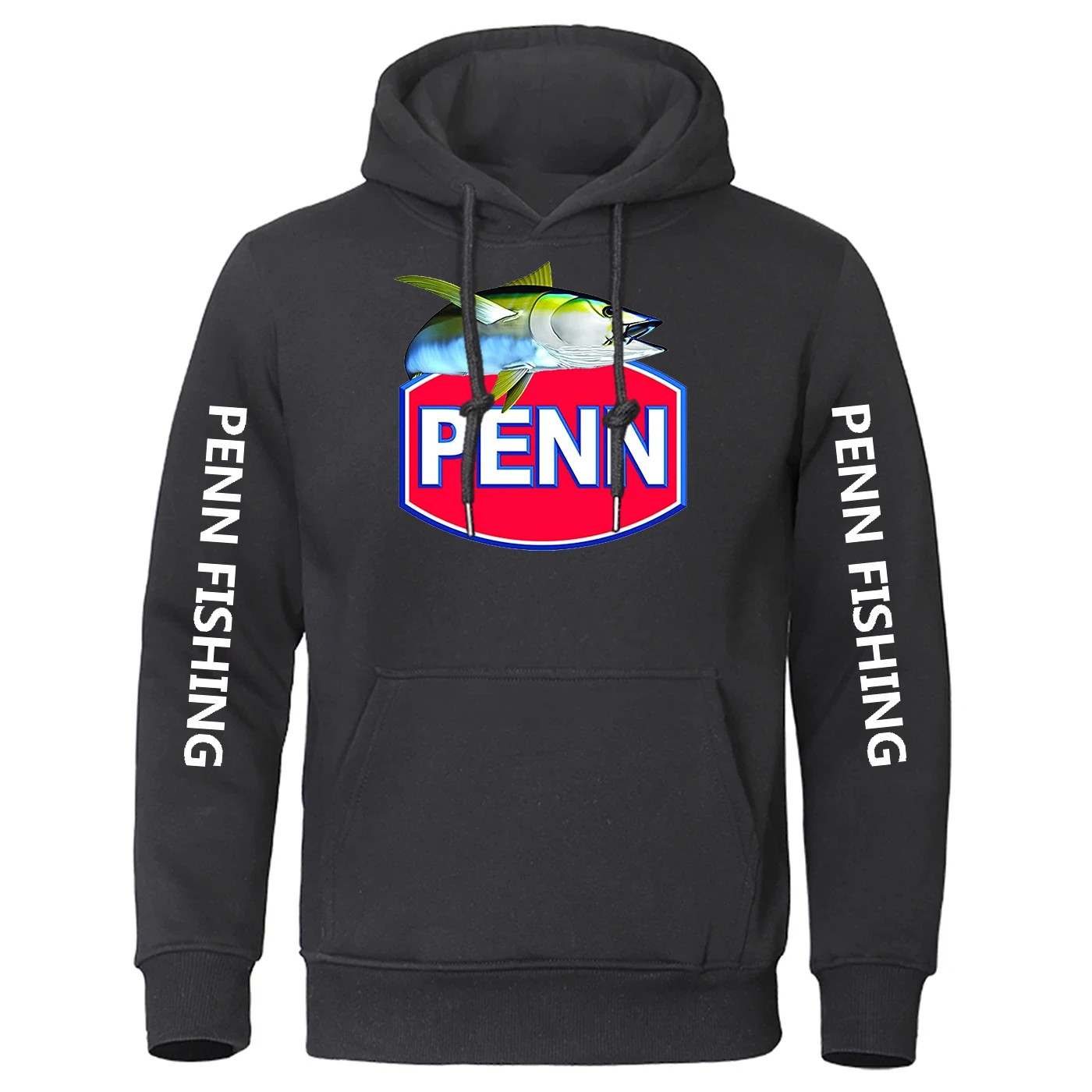 

Penn Fishing Men's Hoodies Outerwear Print Zipper Coat Casual Sports Jogging Mens Sweatshirt Clothing 2026 Hot Sales