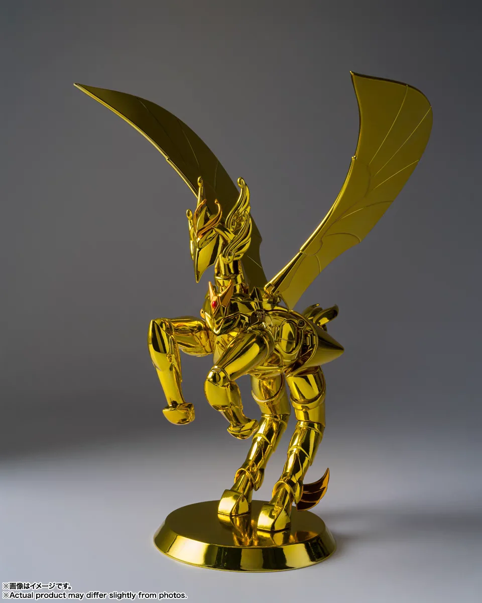 

В наличии BANDAI Saint Seiya Saint Cloth Myth Final Pegasus 24-каратная позолоченная фигурка Модель Коллекция игрушек в подарок Фигурка игрушки