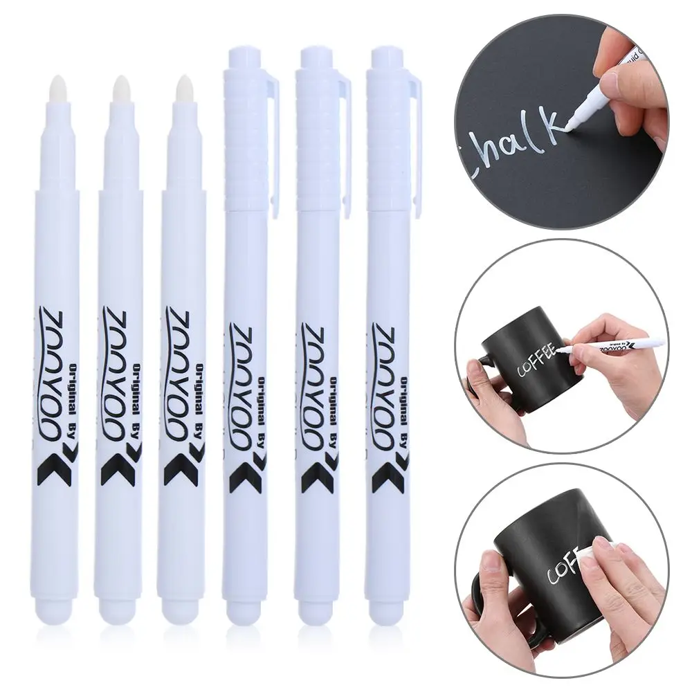 1/5/10 pcs Writing Glass Windows Metal Plastics White Liquid Chalk Pen Chalkboard Marker