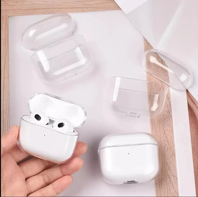 2024 airpods pro 2 2ndgeneration air pods3 4 Bluetooth Earphones ANC Noise Cancellation Wireless Headphones TWS Earbuds TPU Case