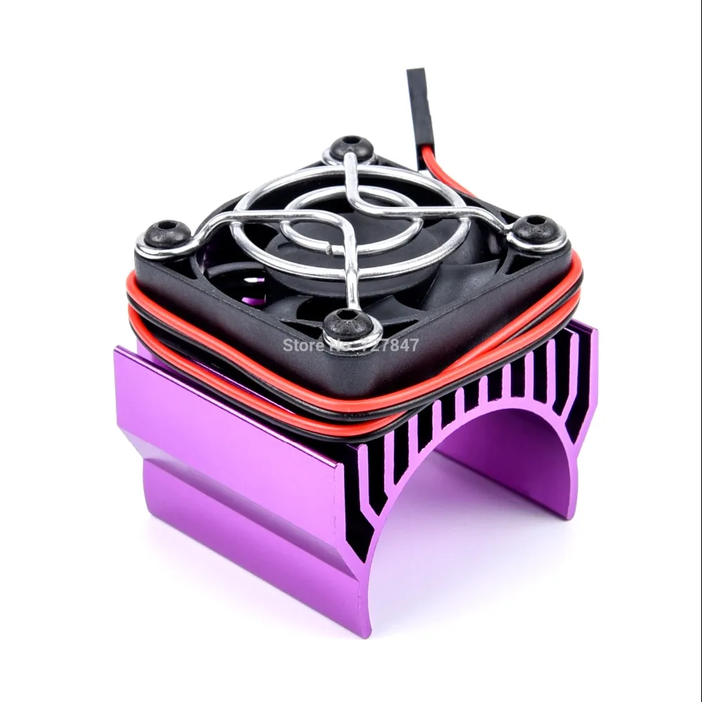 540/550/3650 Motor Heat Sink Cooler Heat Fin 36mm Diameter Radiator/Cooler 4010 DC 5V Cooling Fan for RC Model Car