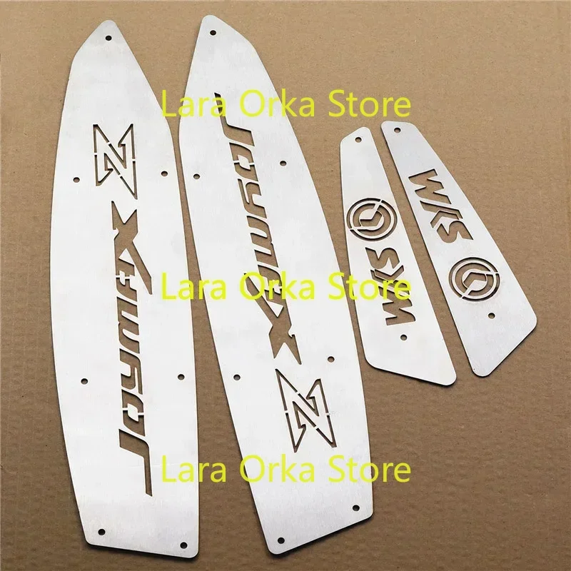 

Applicable to SYM Sanyang Joymax Z300 Jiumei refitted stainless steel foot pad foot pedal leather