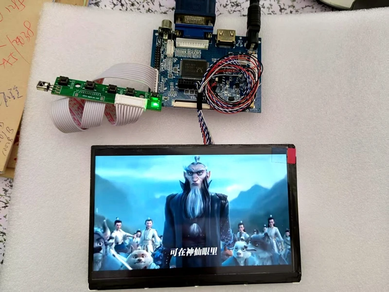 

Yqwsyxl 7-дюймовый HD-дисплей N070ICG LD1 1280x800 VGA 2AV 39PIN плата драйвера управления для Raspberry Pi