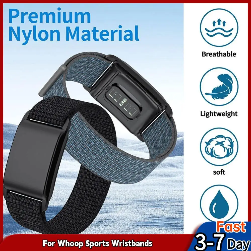 Breathable Nylon Bands+PC Case Sports Replacement Strap Compatible For Whoop Sports Bracelet Smartwatch Accessories