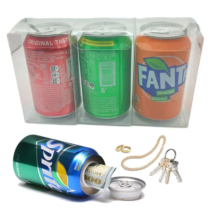 2024 Private Money Box Col a Fant a Can Fake Sight Secret Home Diversion Stash Container Hiding Storage Bottle Money Save Tools