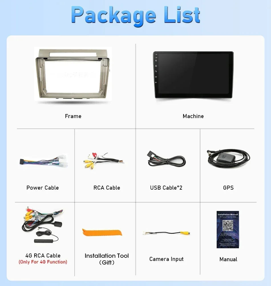 Srnubi Qualcomm 8 Core CarPlay راديو السيارة لتويوتا كورولا فيرسو 2004 - 2009 مشغل وسائط متعددة الملاحة 2Din أندرويد ستيريو #6