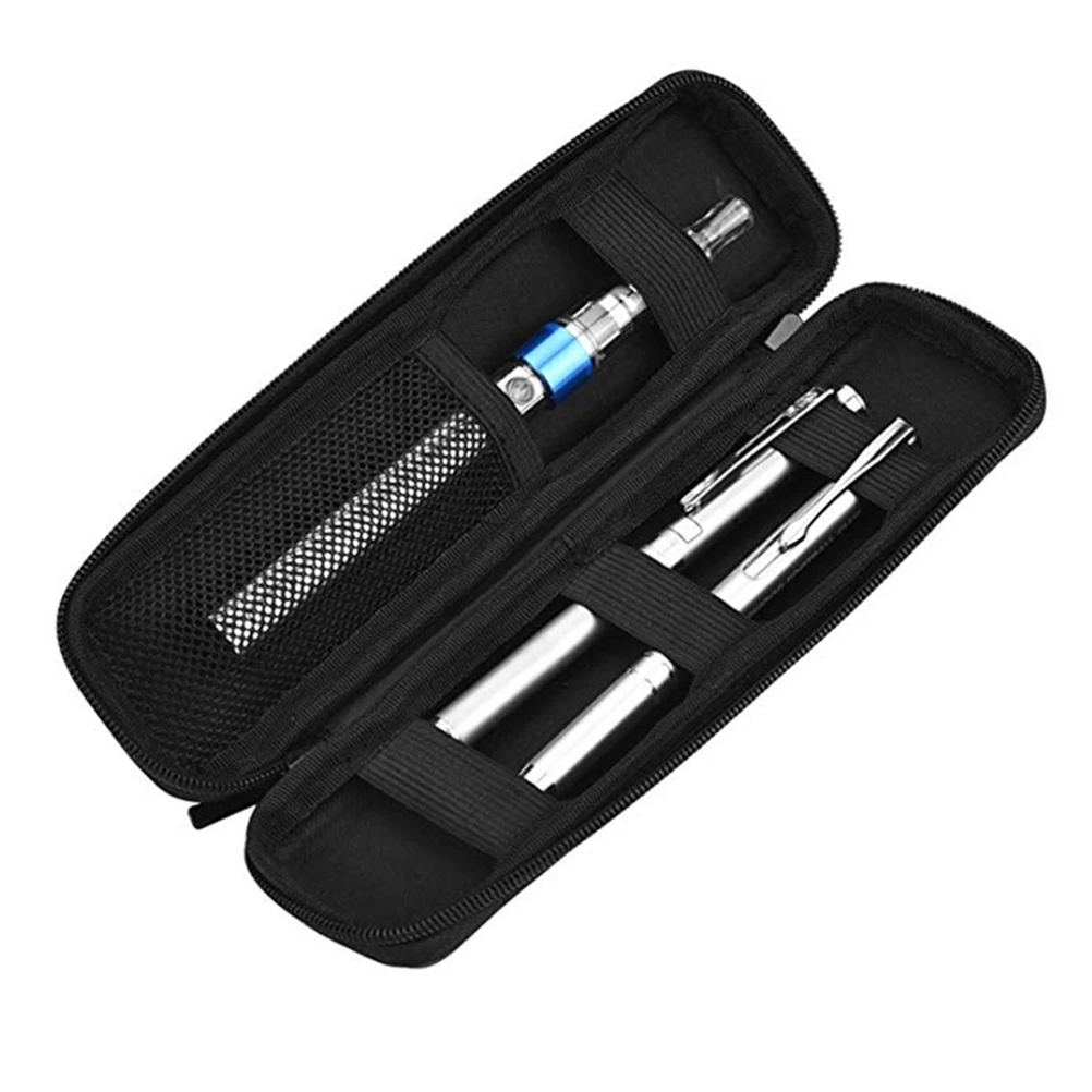 

Pen Case Pencil Storage Box Stylus Touch Pouch Holder Lightweight Durable EVA Material Separate Pouch Black Zipper