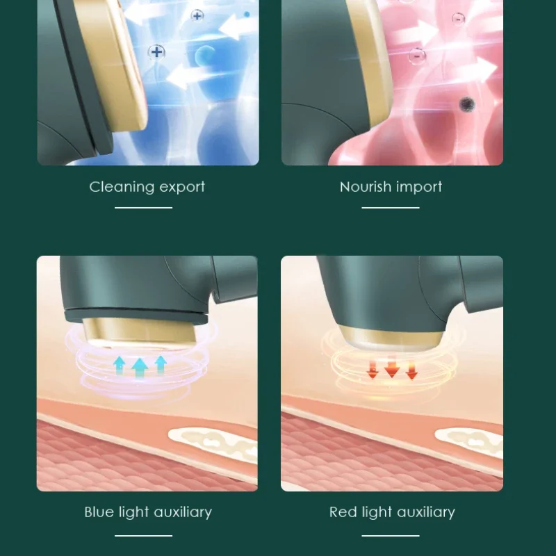 Nettoyant pour le visage, Massage, rajeunissement de la peau, Lifting du visage, équipement de beauté à usage domestique, rajeunissement de la peau, rides