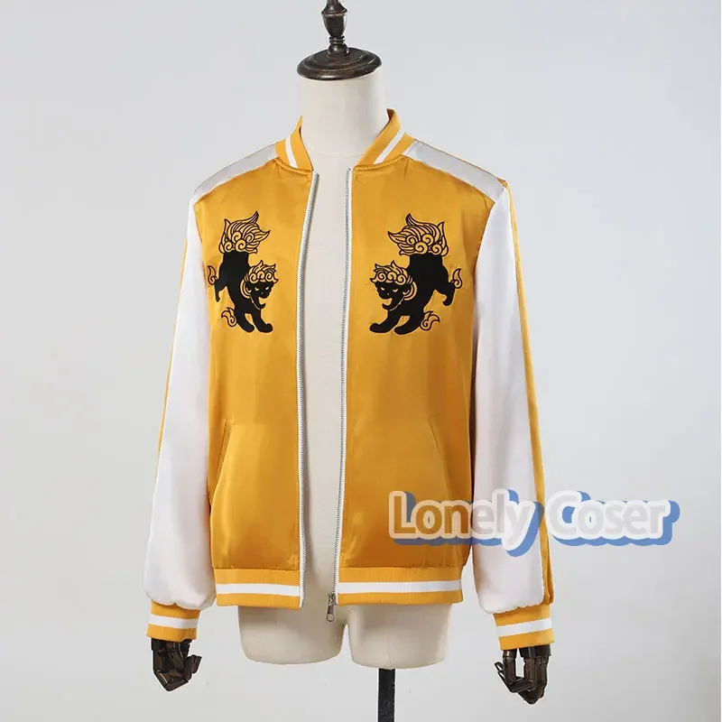 Choji Tomiyama Jo Togame Cosplay Costume Anime WIND BREAKER Shishitoren Ambroider Uniform Jacket Sweater Halloween Party