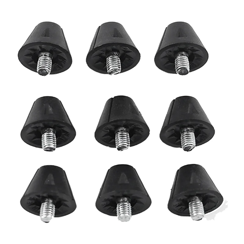 

A89E-25 Pcs Football Shoe Replacement Spikes 13mm Soccer Shoe Studs Spikes for 5MM Threaded Running Shoe