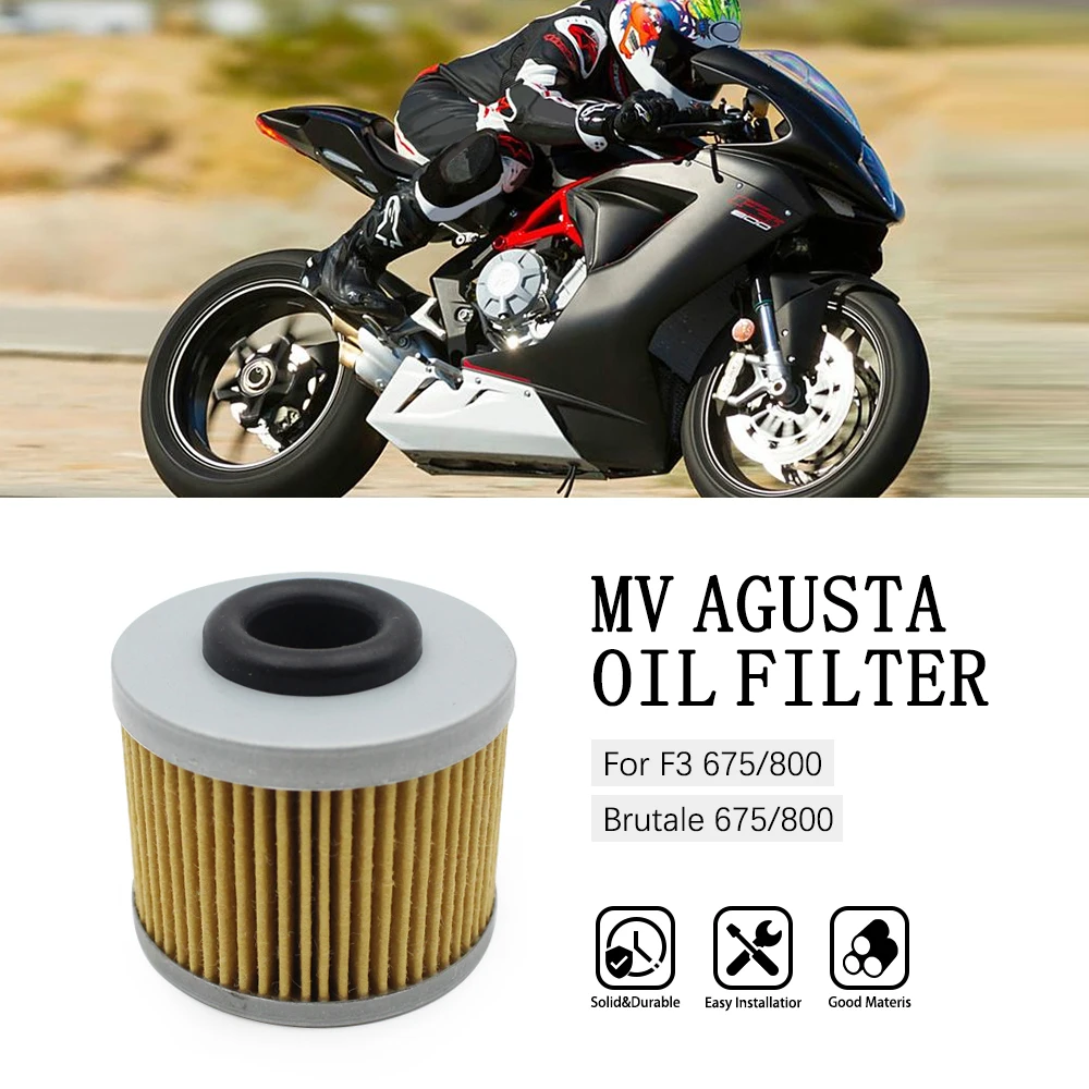 

For MV Agusta Brutale F3 675 2012-2016 F3 800 2013 2014 2015 2016 HF569 Oil Filter Oil Filters Motorbike Moto