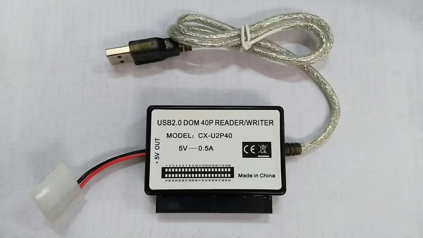 

Новый USB 2.0 электронный жесткий диск 40P DOM устройство чтения карт памяти CX-U2P40 3,5IDE40-контактный картридер