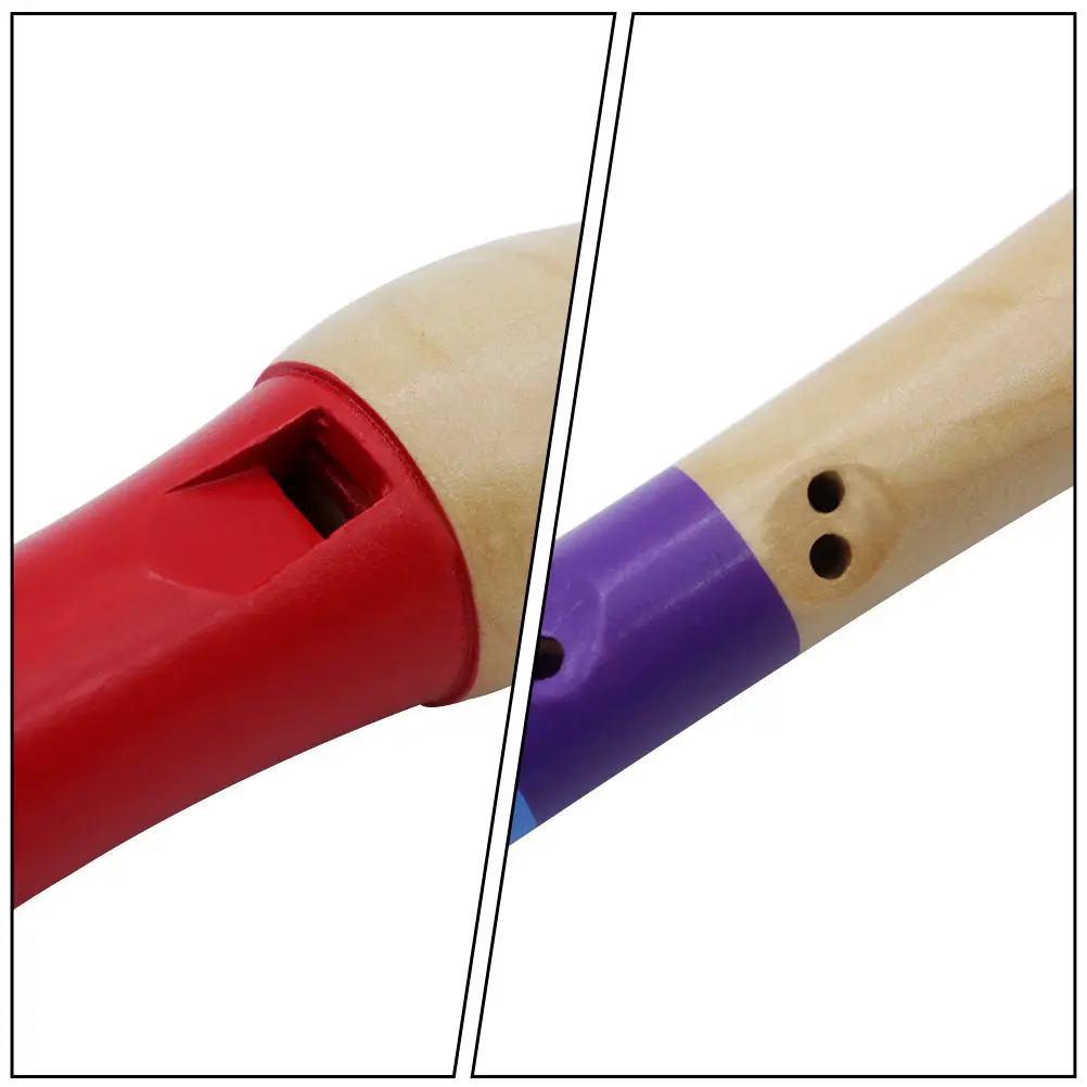 

8 Holes Recorder Flute Musical Instrument Practical Clarinet Treble Flute Kids Beginner Solid Musical Instrument Sound