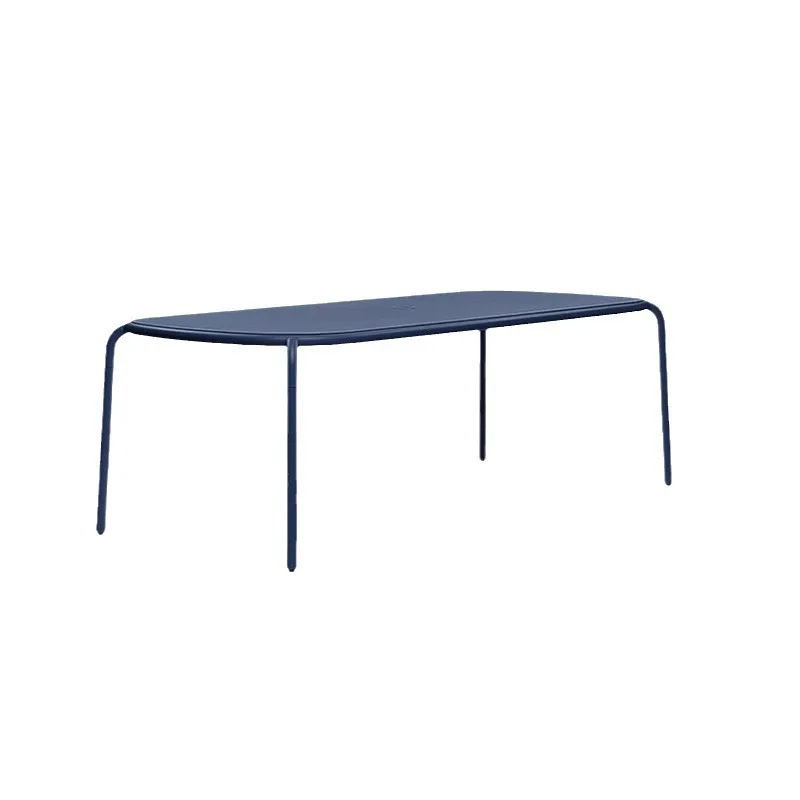 طاولة طعام خارجية من سبائك الألومنيوم الاسكندنافية وكرسي شرفة وطاولة غير رسمية وكرسي مجموعة مقهى علامة تبويب طعام في الهواء الطلق في الهواء الطلق #5