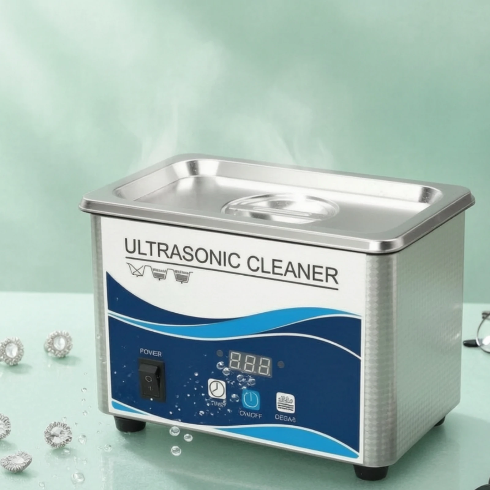 Sonic Cleaner with Stainless Steel Tank Professional-Grade Sonic Cleaner with Digital Timer Cleaning Machine