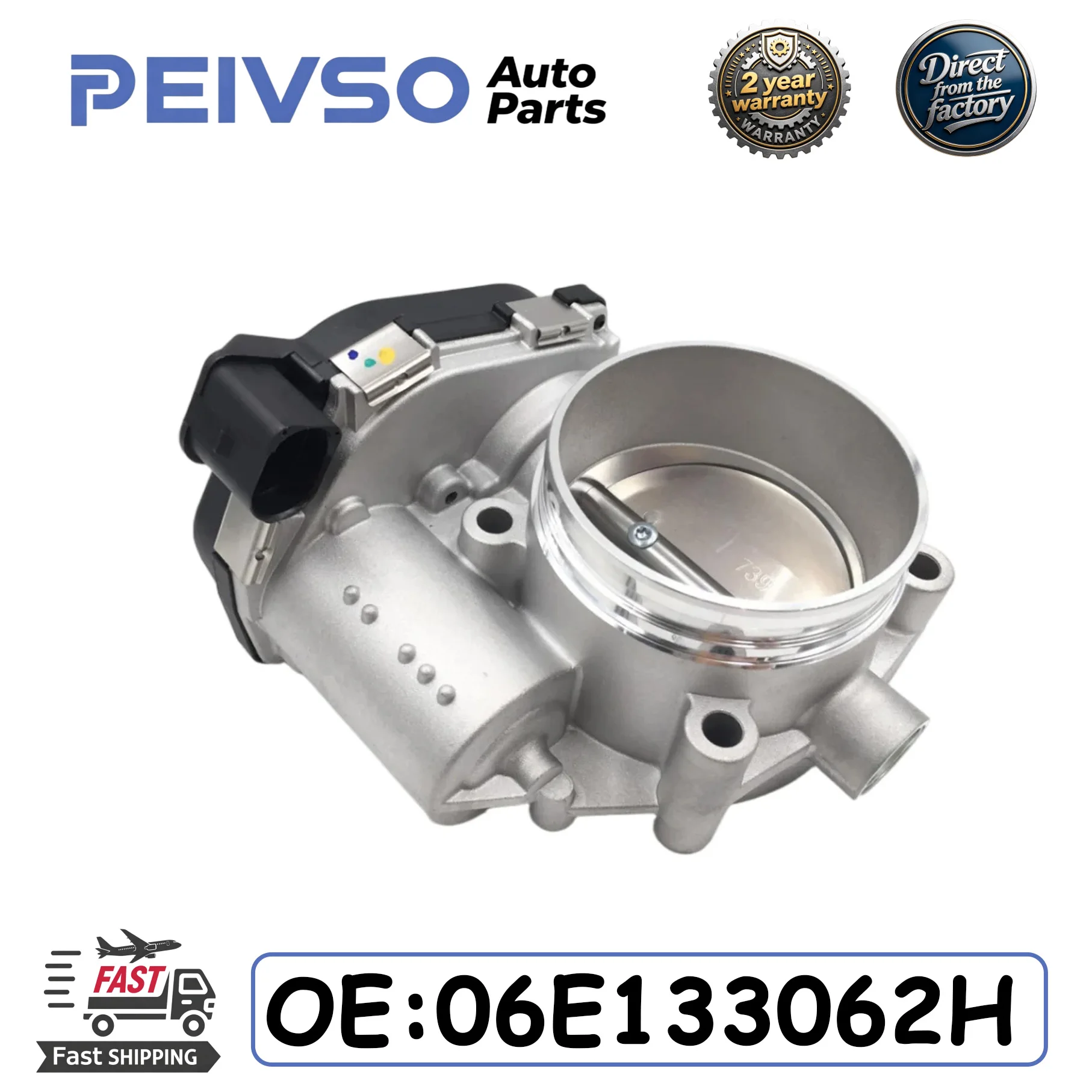 

PEIVSO Throttle Body 06E133062H 06E133062G 06E133062C For Audi A4 A5 A6 A8 Q5 VW Touareg 2.8 3.2 3.0 TFSI