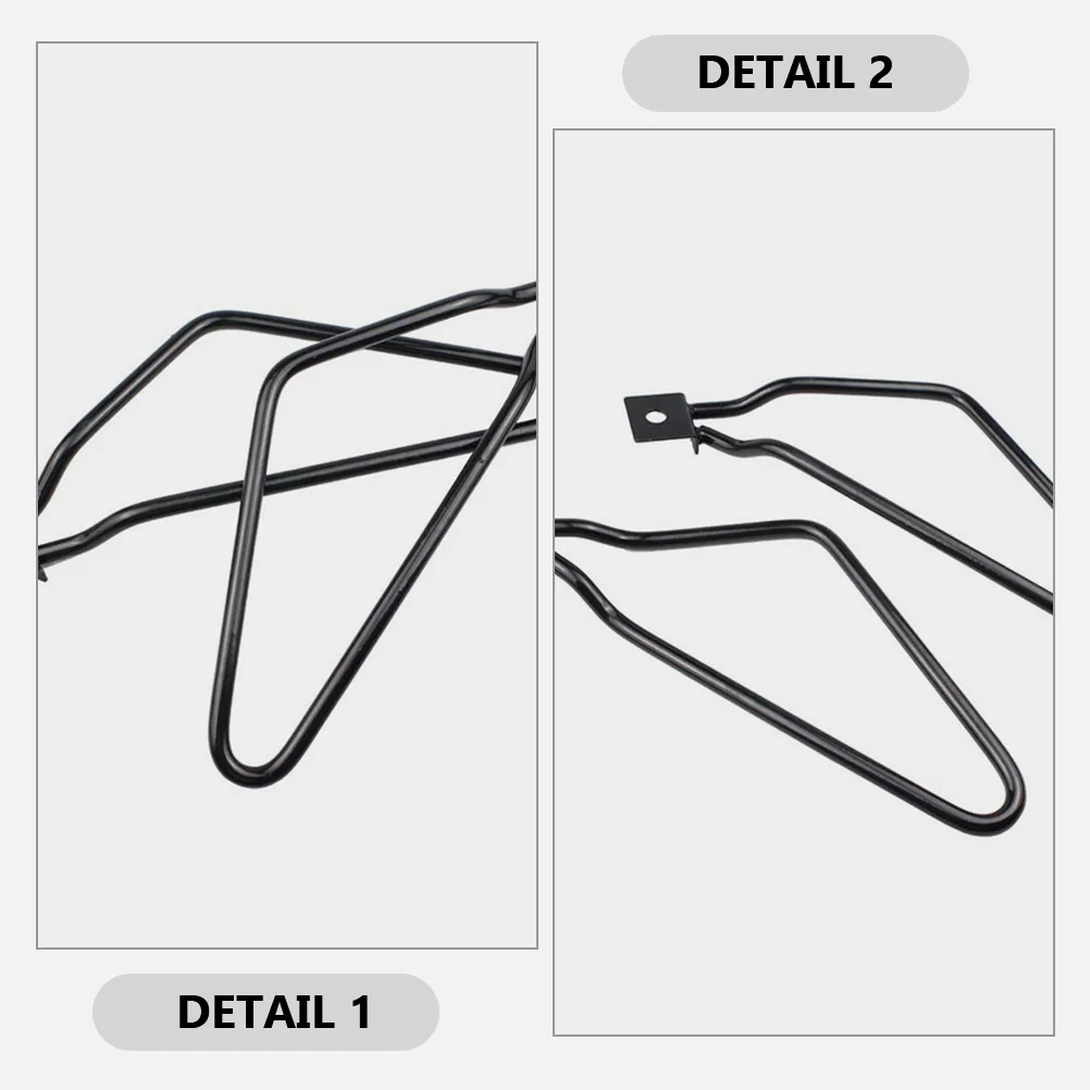 

Motorcycle Side Bag Rack Iron Bike Bracket Saddlebag Mount Durable Easy Installation Secure Fixation Storage Enhancement