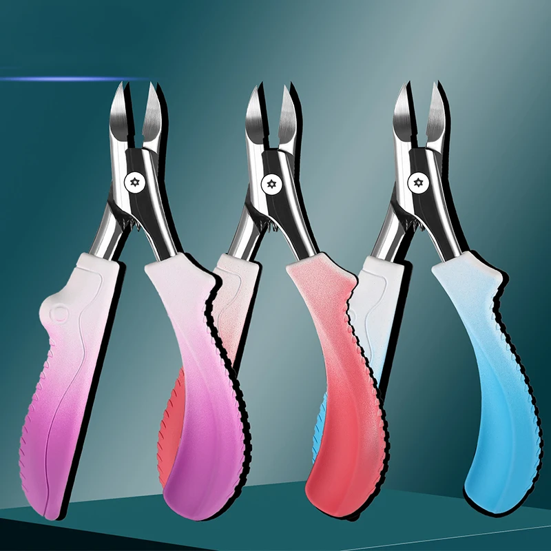 

Colorful Stainless Steel Eagle Nose Pliers Dead Skin Nail Clippers Double Spring Nail Groove Pliers Nail Enhancement And Toe