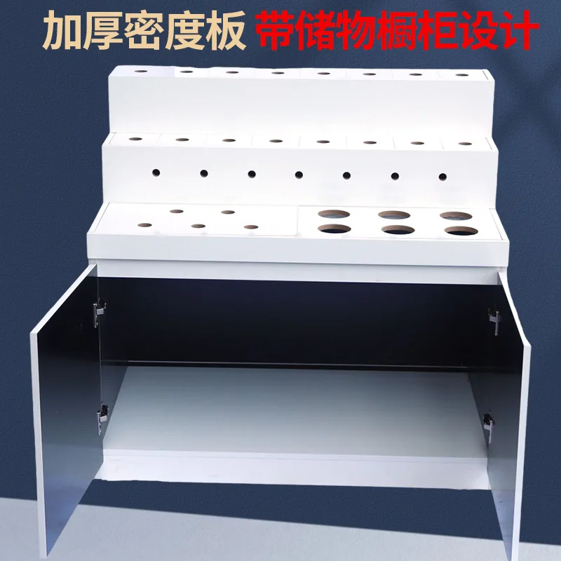 Strictly select 1m three-layer four-row display cabinet, water nozzle angle valve, floor drain, bathroom integrated display