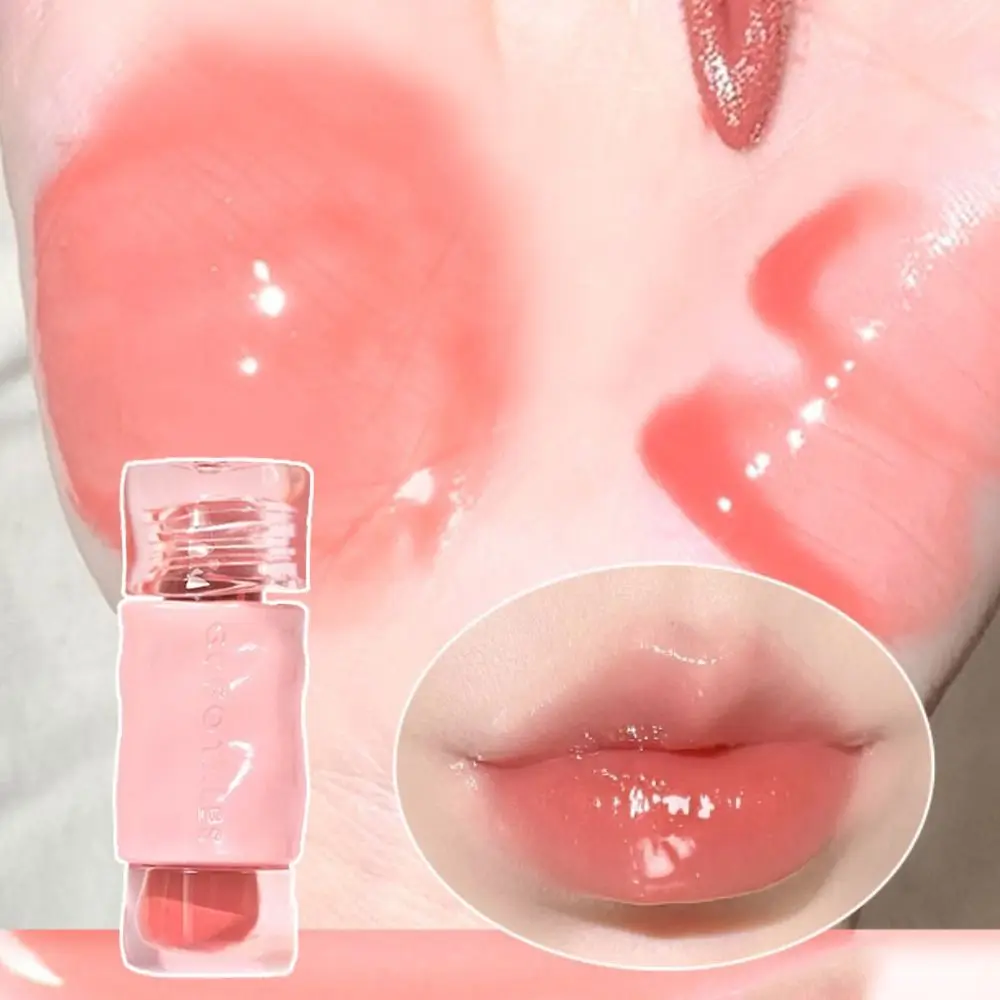 

Portable Waterproof Mirror Lip Gloss Long Lasting Silky Moisturizing Lipstick Non-stick Cup Makeup Lip Tint Cosmetics Women