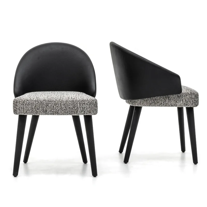 

Italian light luxury solid wood chair, recommended by the sales department of the hotel cafe chair, Nordic designer