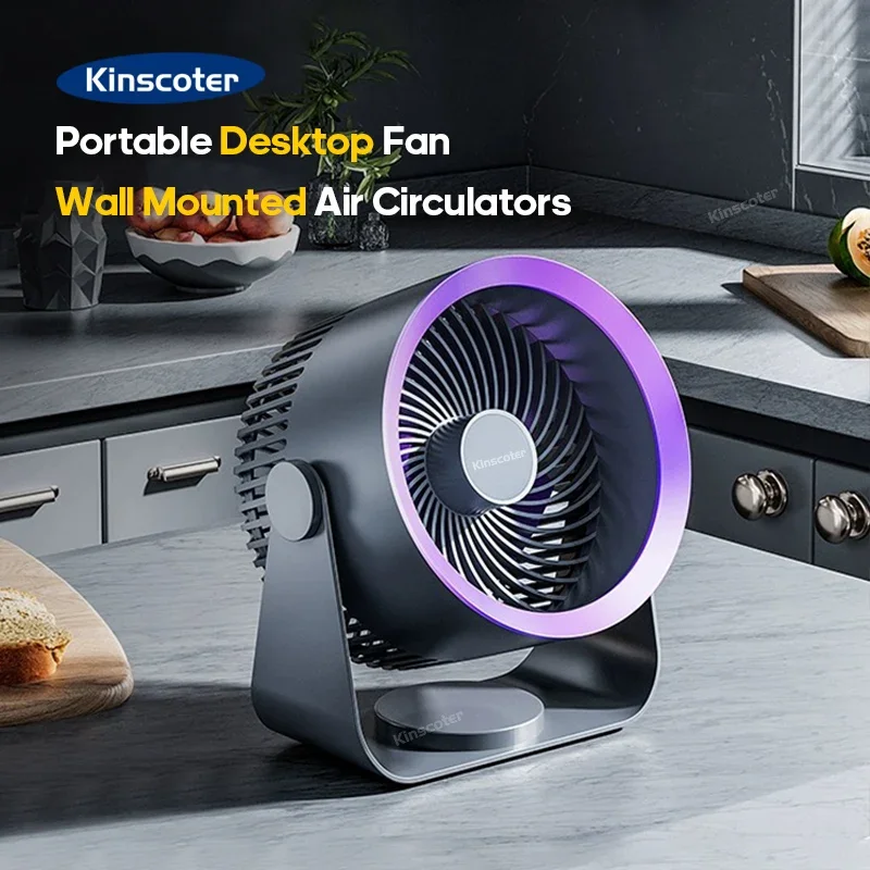 

KINSCOTER Multifunctional Electric Fan Circulator Wireless Portable Home Quiet Ventilator Desktop Wall Ceiling Fan Air Cooler