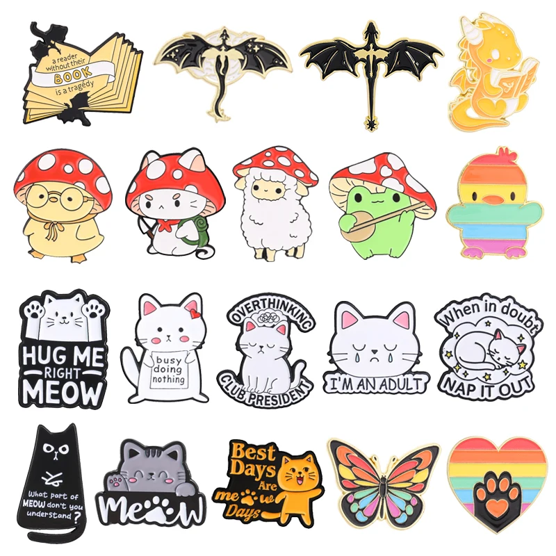 Trust Me I'm an Engineer Enamel Pin Cute Programmer Work Cat Animal Brooch Lapel Badge  Jewelry Accessories Gift for Friends