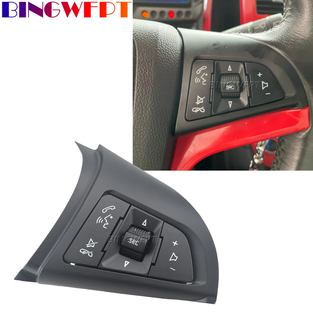 Multi-media Car Cruise Control Switch Multifunction Steering Wheel Button Bluetooth Audio For Chevrolet Cruze 2009 2010 - 2014