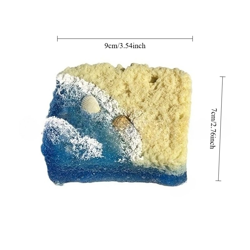 Squishy Square Toast Wave Shell Fidget Toy Zacht en stressverlichtend sponsspeelgoed voor kinderen Cadeau Anti Stress Release Hand Relax Toy