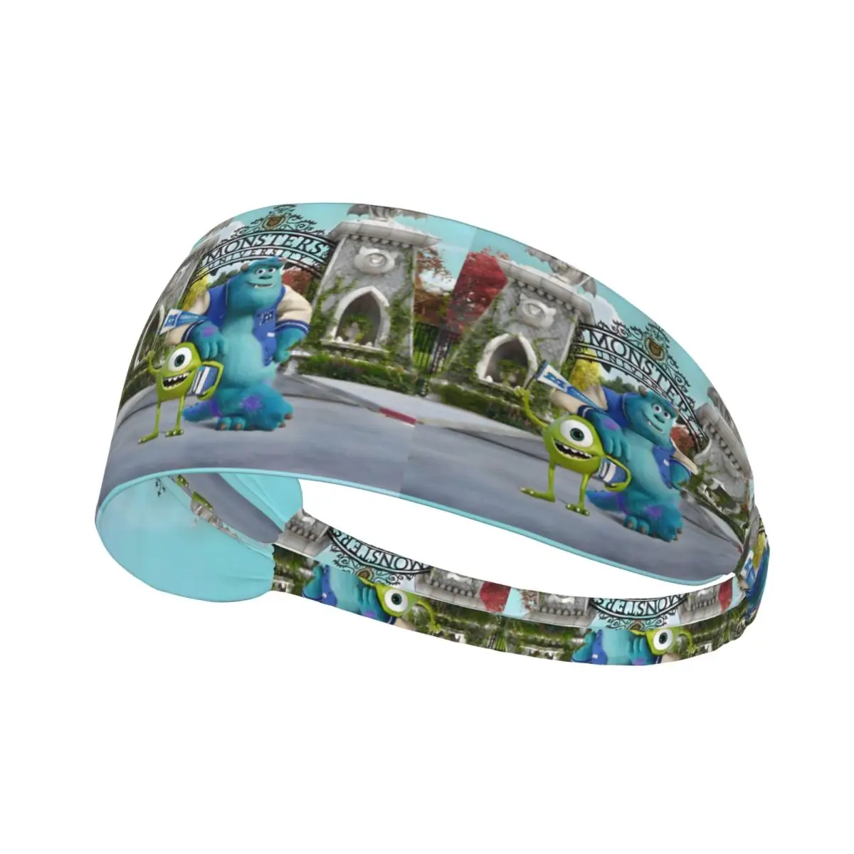 

Custom Monsters University Anime Sports Headband Elastic Moisture Wicking Cartoon Children's Comedy Film Workout Sweatband