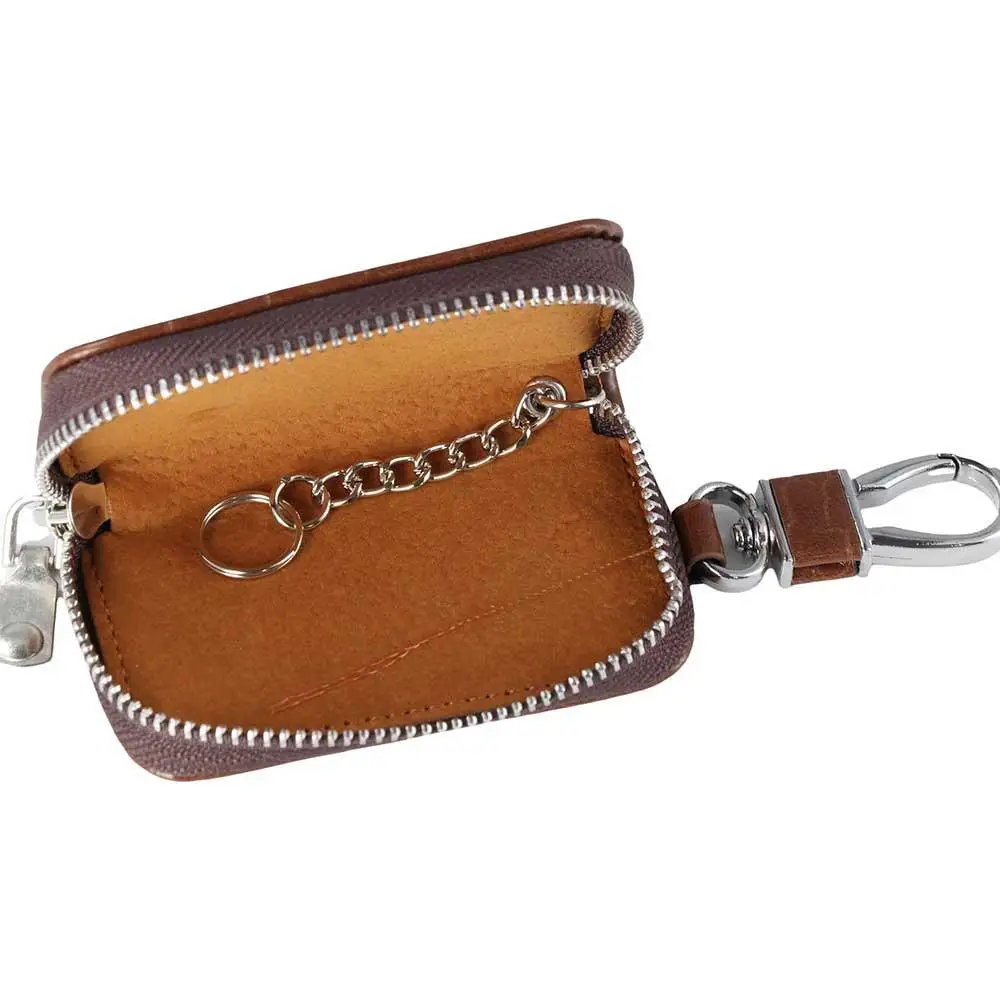 Universal Portable Keychain With Keyring Crocodile pattern Men Zipper Key Case Bag Car Key Case Car Key Wallets Key Bag Case