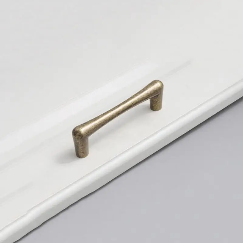 Antiker Bronze-Schubladengriff, Rostfreier Retro-Aluminiumgriff für Schrank, Kleiderschrank, Aufbewahrungstür, Schlafzimmermöbel-Upgrade – Detail 8