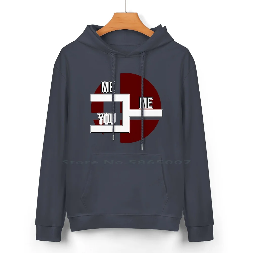 Me You Pure Cotton Hoodie Sweater 24 Colors Smash Bros Sm4sh Bracket Tournament Competitive Ssbm Fighting Game Esports You