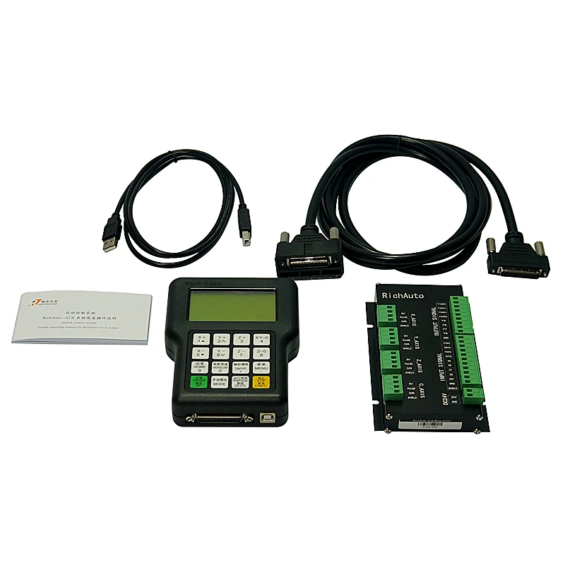 

Rich auto a11 dsp controller cnc router A11S remote Controller For DIY CNC milling machine