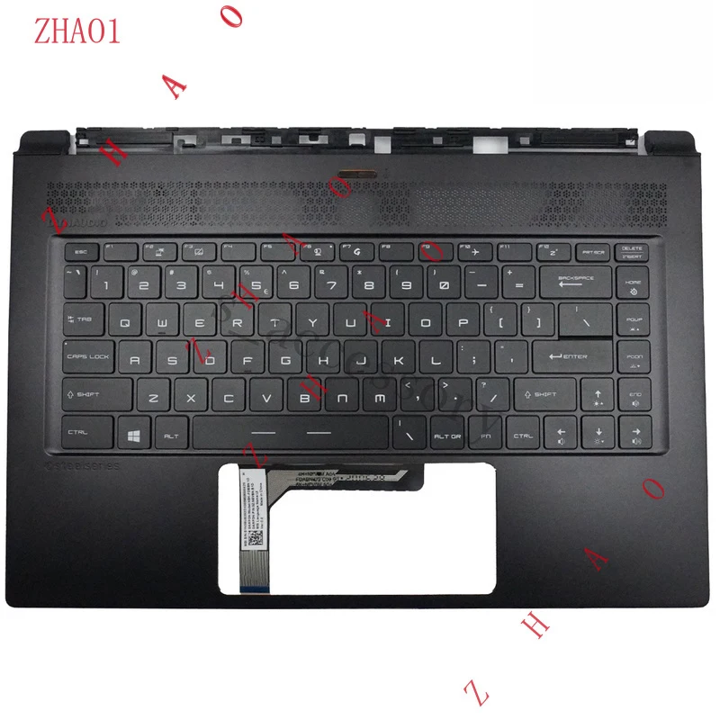 Z  for MSI GS65 Stealth GS65VR 9SE 9SD MS-16Q1 Q4 Palmrest Keyboard Backlit 15.6