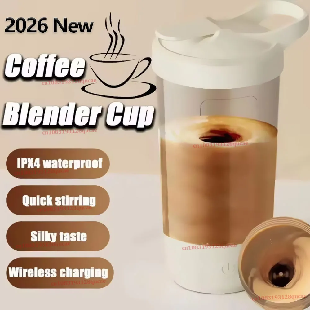 Elektrischer Mixer-Becher Tragbarer Mixer-Becher Milchpulver Proteinpulver Mixer Automatischer Shaker-Becher für Zuhause Reise Outdoor Sport Fitness