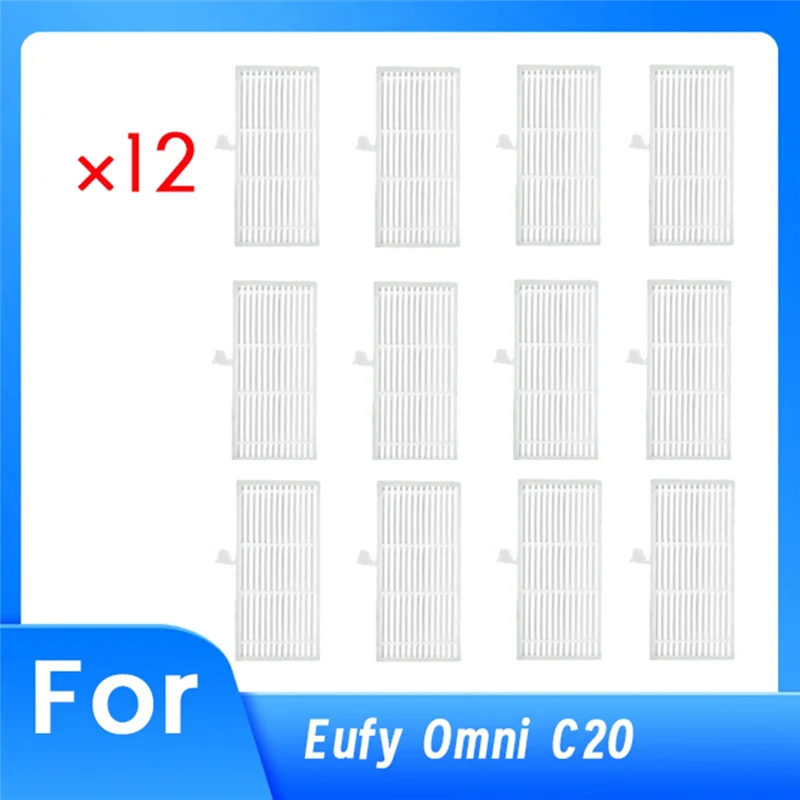 YANA50I 12 PCS Filter For Eufy Omni C20 Vacuum Cleaner Accessories Replacement Parts Ultra Durable Accessories