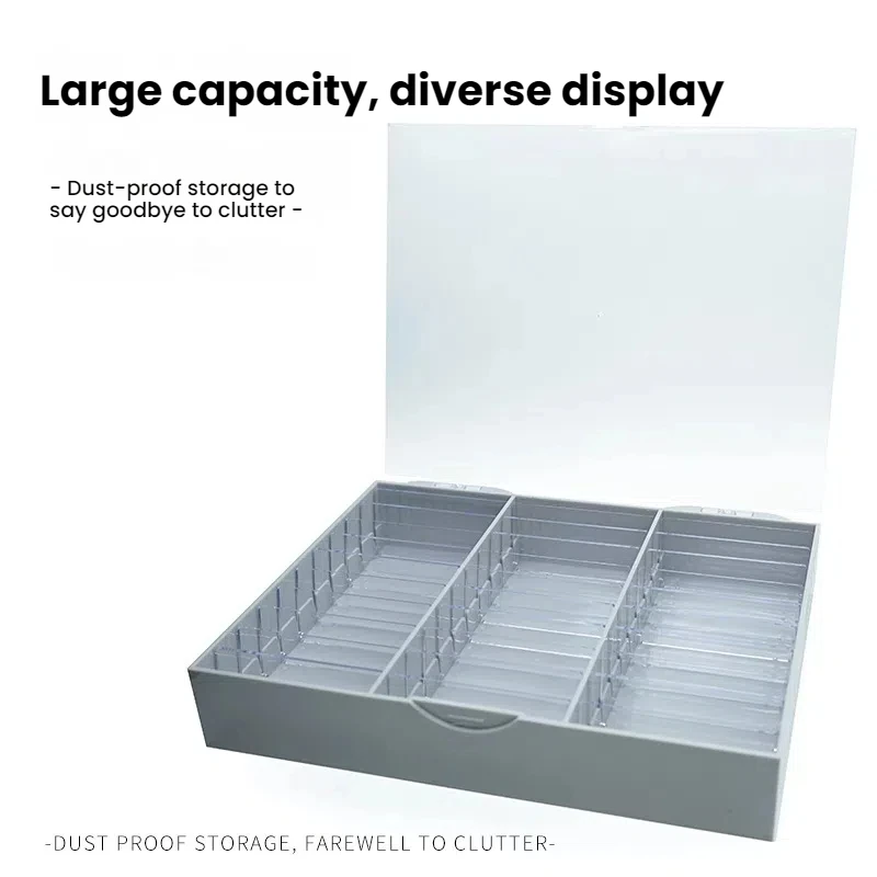Scatola espositiva per grafici di colori per unghie ribaltabili di nuovo design |   Libro di visualizzazione di punte false per smalto gel |   Custodia da collezione per manicure con mostra