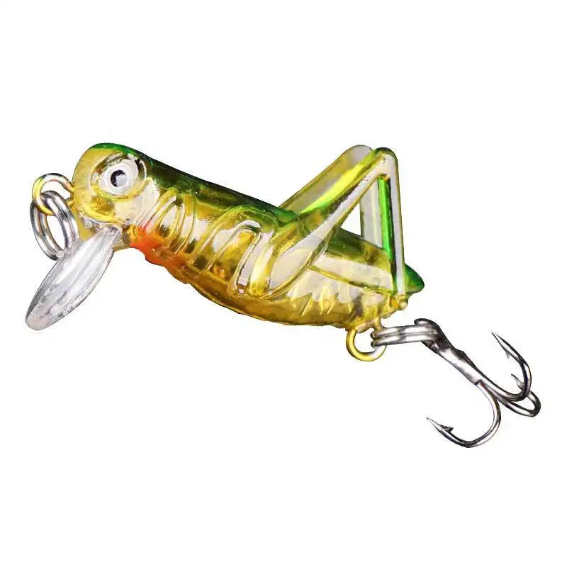 Angelköder Insekten-Hardbait, simulierter Heuschrecken-Minnow-Köder, 5g 5cm, künstlicher schwimmender Heuschrecken-Köder zum Karpfenfang, 1 Stück im Angebot – Detail 6