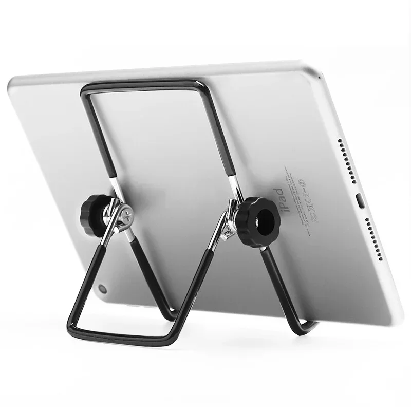 

Portable Metal Tablet Stand Mount Foldable Desk Flexible Phone Stand for IPad IPhone Samsung Huawei Universal Work Home Travel
