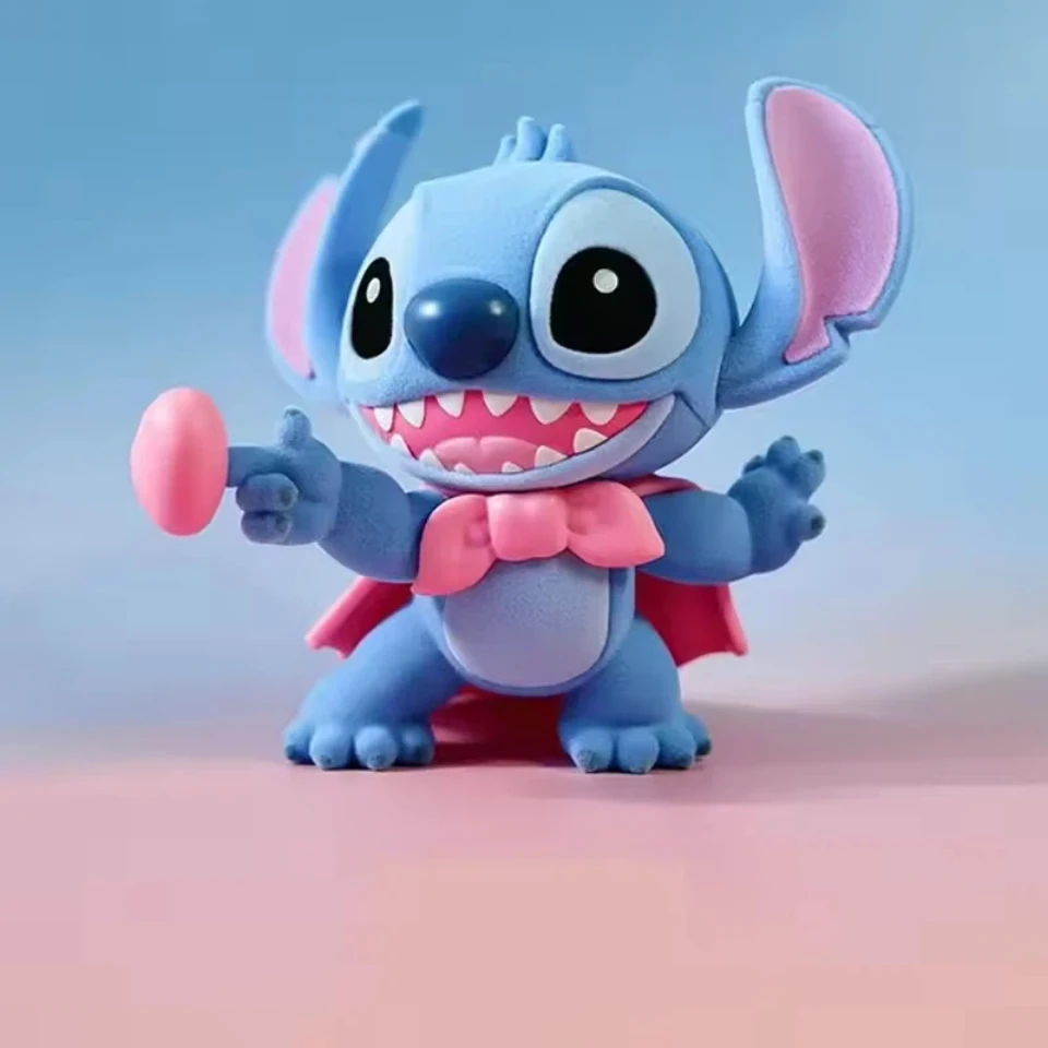 حقيقي ديزني غرزة الحلو الوردي سلسلة سر صندوق أعمى غرزة تمثال لطيف غرزة بولي كلوريد الفينيل لعبة تزيين سطح المكتب الحلي هدية