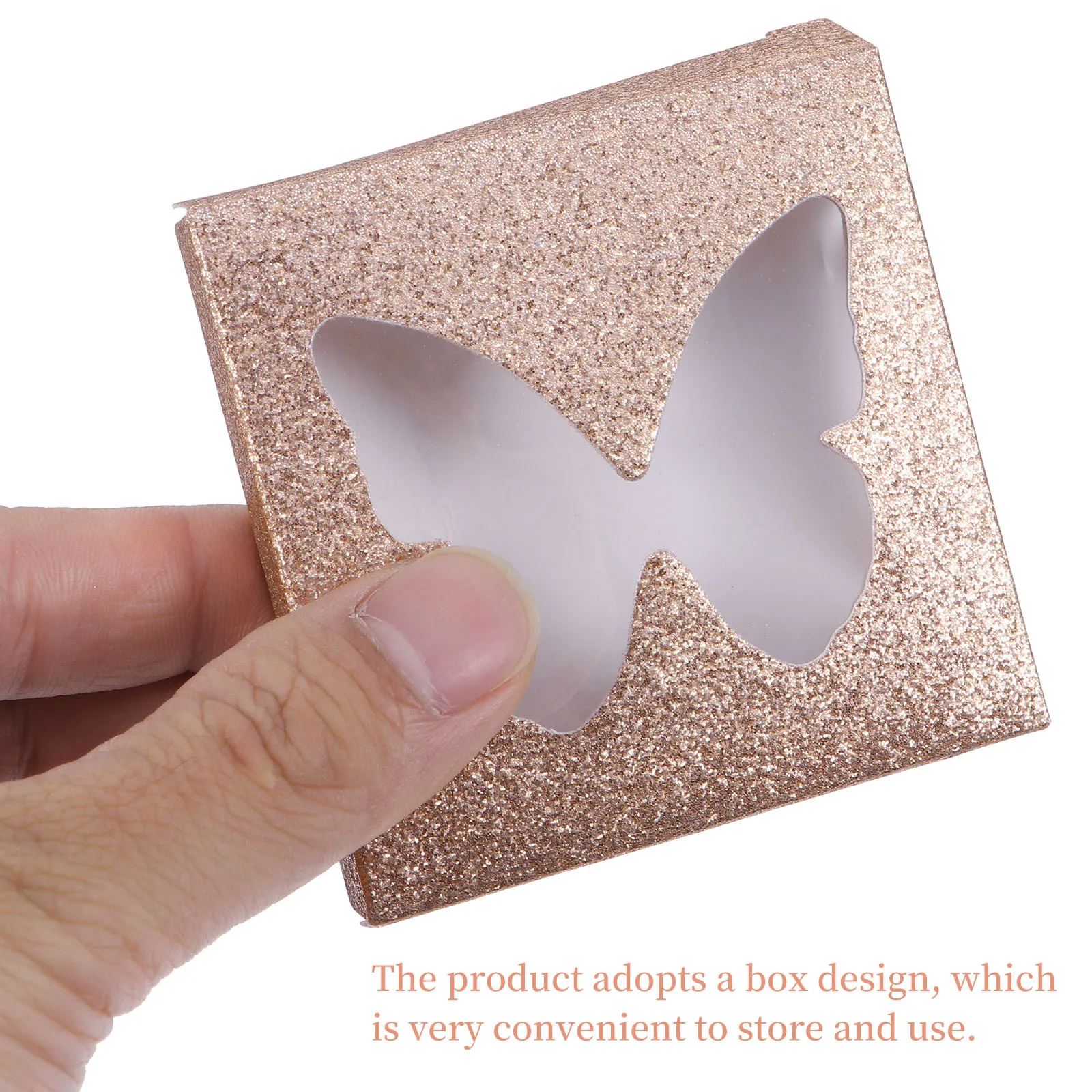 

30Pcs Eyelash Box Empty False Eyelash Case Portable Storage Organizer for Beauty Shop Home Use Plastic Lash Tray Holder