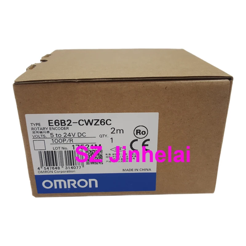 Imagem -03 - Omron E6b2-cwz6c 100 200 360 500 600 1000 1024 2000p r Autêntico Lineaire Original Alongar Mini Codificador Rotativo Incremental 24vdc