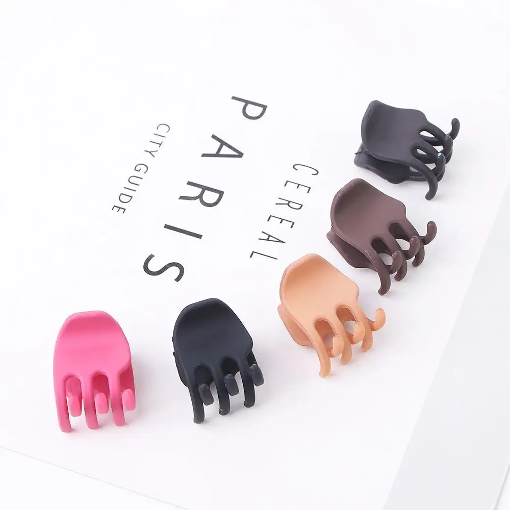 DIY Simple Scrub Acrylic Women Hair Clips Hair Accessories Hair Claw Hairpins