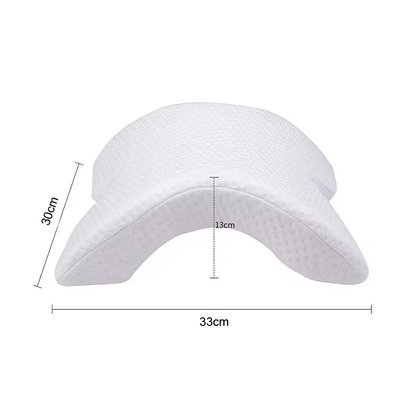 U-Shaped Curved Orthopedic Pillow for Sleep Memeory Foam Hand Pillow Hollow Orthopedic Products Neck Pillow Travel Side Sleepers