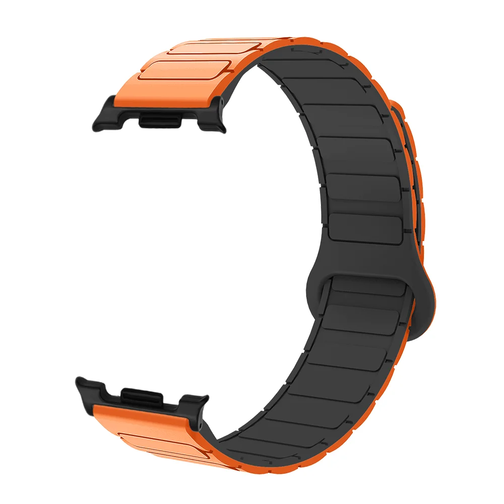 

Magnetic Loop Strap For Samsung Galaxy Watch 8 Bracelet Armor Style Sweatproof Silicone Sport Band For Samsung Galaxy Watch 8