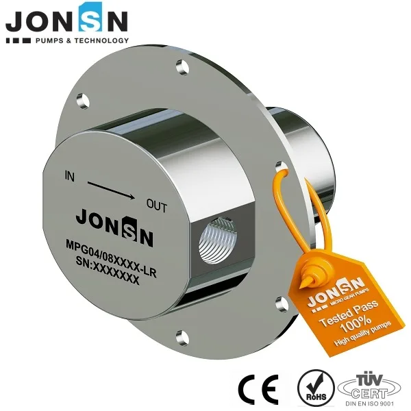 15-150ml/Min Low Pressure High Precision Magnetic Dosing SS316L Gear Pump