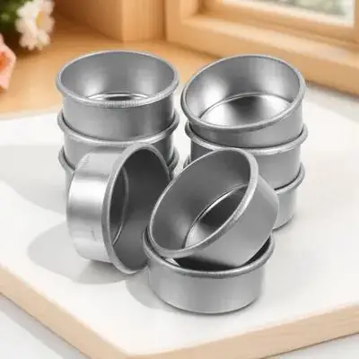 20pcs Metal Containers Simple Holders For Home Decor Diy Containers Iron Candleholders For Gifts