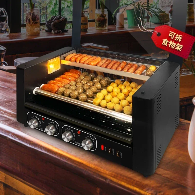 Grilled Craftsman Roast Sausage Machine Commercial New Automatic Hotdog Maker Night Market Stall Starch Octopus First Balls