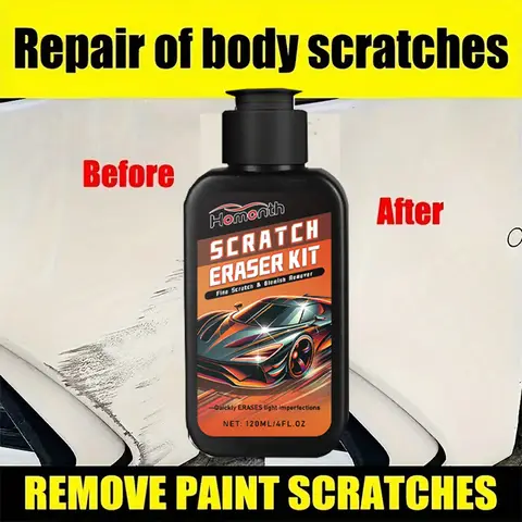 120 ml car scratch repair kit - instantly removes, repairs and polishes paint scratches! Removes scratches and restores shine!